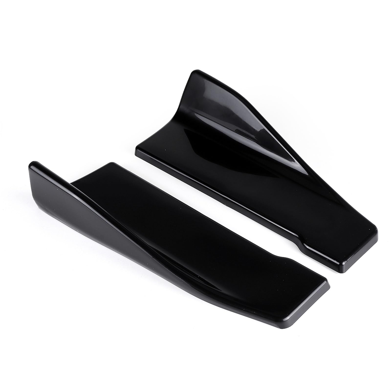 Auto Seitenschweller 35 cm E80 E81 E82 E87 E90 E91 E92 E93 G20 G30 Seite Rock Extension Kit Hinten Stoßstange Splitter Winglet Schürze Auto Zubehör Auto Seitenschweller Spoiler(Schwarz) von OEXRIGRU