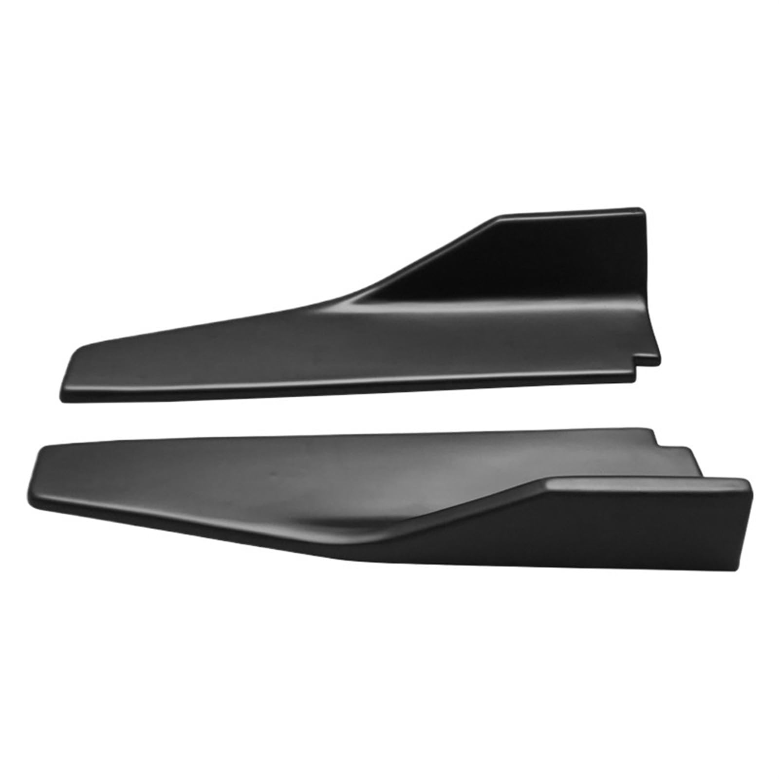 Auto Seitenschweller A3 2008-2022 2012 Auto Seite Rock Verlängerung Splitter Carbon Look Winglet Seite Flügel Stoßstange Lip ABS Zubehör Auto Seitenschweller Spoiler(Matte Black) von OEXRIGRU