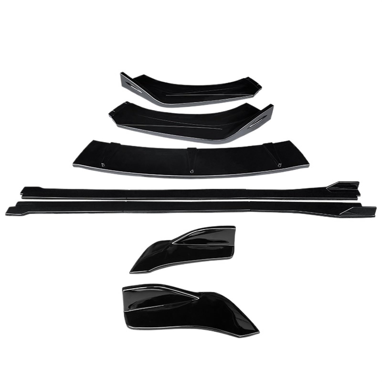 Auto Seitenschweller Für 718 Für 981 2016 2017 2018 2019 2020 2021 2022 Auto Frontstoßstange Splitter Lip Body Kit Spoiler Seitenschweller Erweiterungen Heckwickelwinkel Auto Seitenschweller Spoiler(G von OEXRIGRU