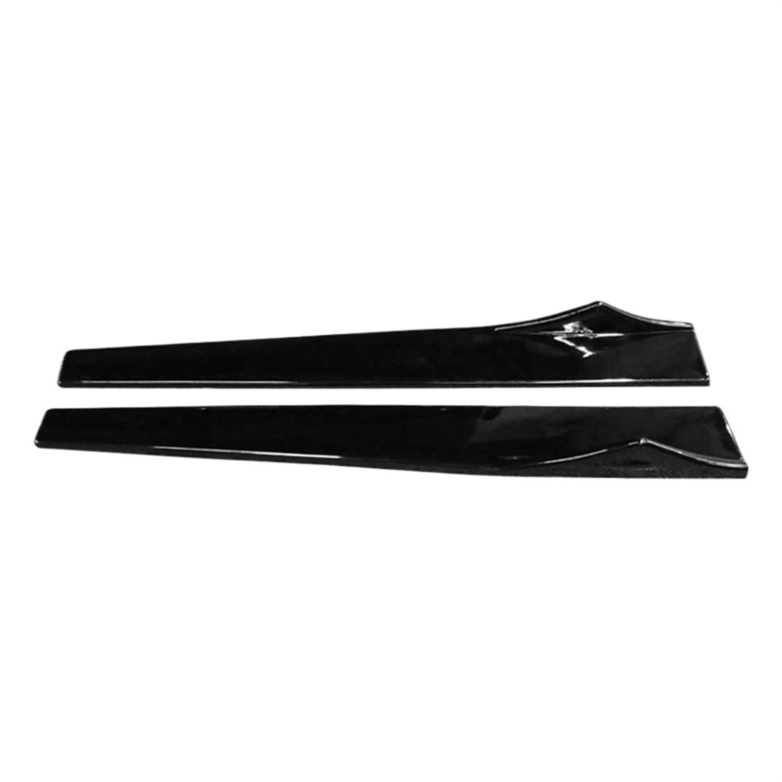 Auto Seitenschweller Für Cadillac Für ATS-L 2014 2015 2017 2016 Auto Seitenschweller Stoßstangenspoiler Schutzplatten Anti-Crash-Diffusor Lippenschutz Auto Seitenschweller Spoiler(Gloss Black) von OEXRIGRU