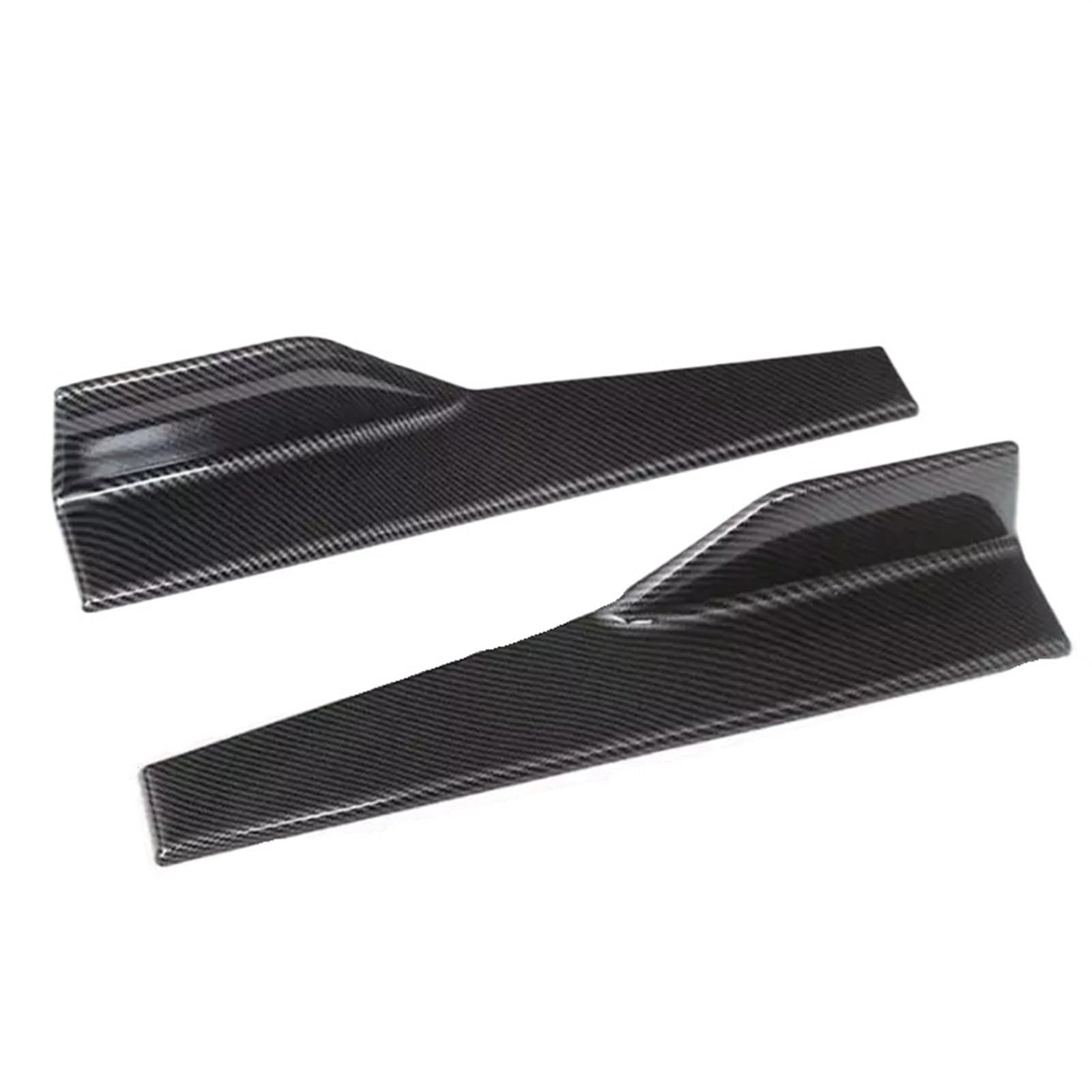 Auto Seitenschweller Für Für Lancer Für EVO X 10 2008-2015 Seite Rock Aufkleber Fender Protector Körper Kit Spoiler Lip Trim Auto Zubehör Auto Seitenschweller Spoiler(Carbon Fiber Look) von OEXRIGRU