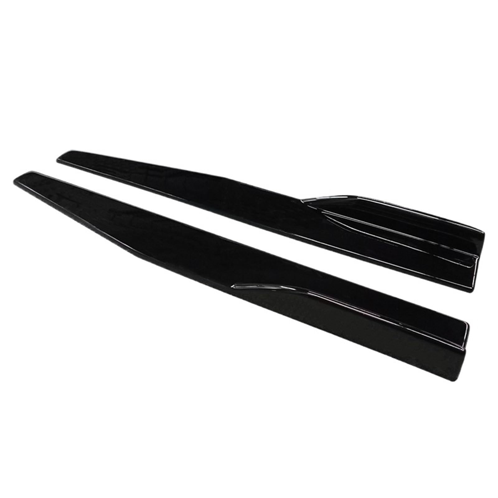 Auto Seitenschweller Für Kia K2 2011 2012 2013 2014 2015 2016 2017 2018 2019 Auto Seitenschweller Stoßstange Diffusor Spoiler Schürzen Flügelverlängerungen 75 cm ABS Auto Seitenschweller Spoiler(Gloss von OEXRIGRU