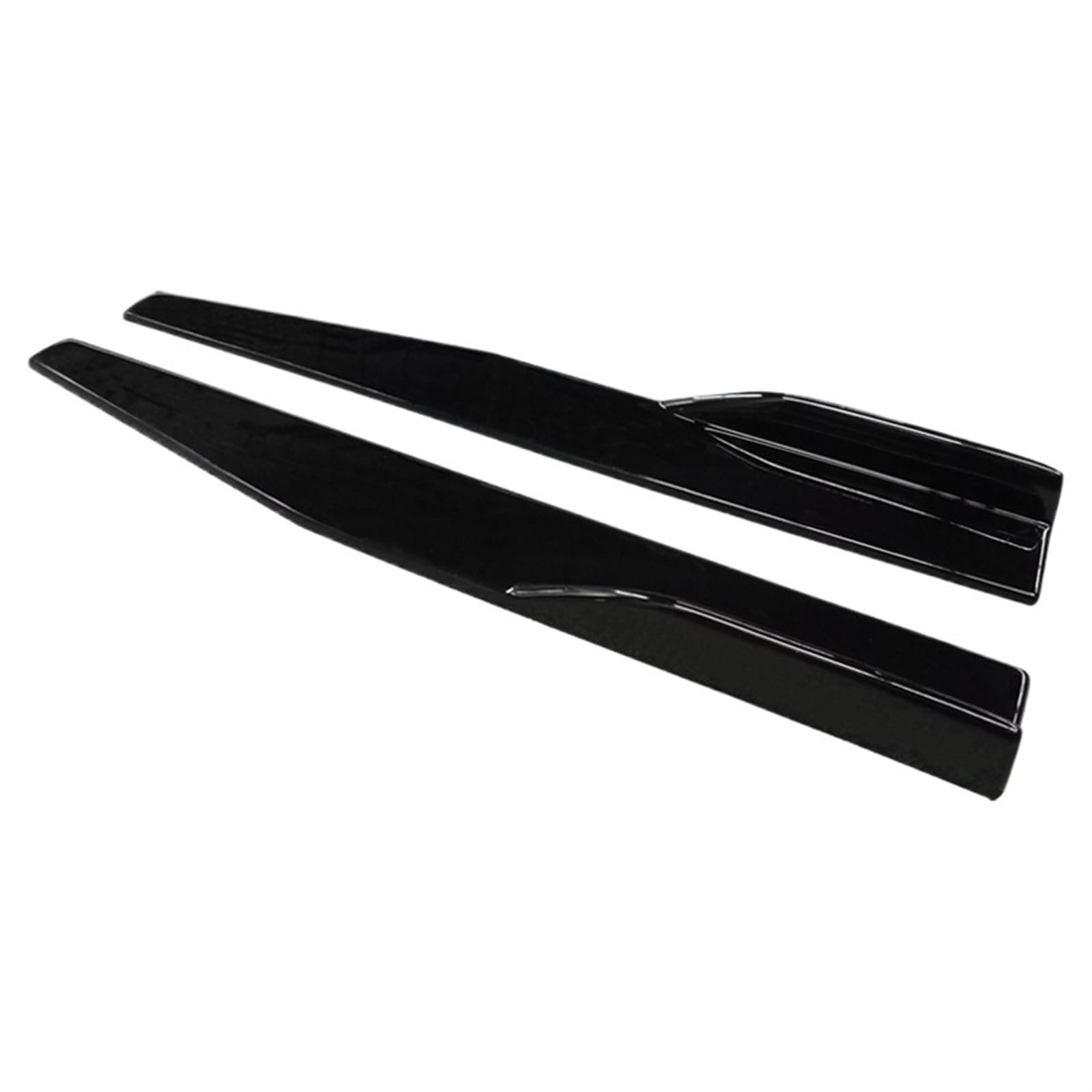 Auto Seitenschweller Für Stadt 2014 2015 2016 2017 2018 2019 Auto Seite Rock Stoßstange Diffusor Spoiler Schürzen Flügel 75 cm Zubehör ABS Auto Seitenschweller Spoiler(Gloss Black) von OEXRIGRU