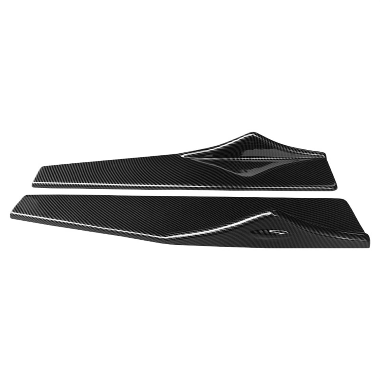 Auto Seitenschweller Für Toyota Für Camry 2010-2023 Auto Seite Röcke Bumper Spoiler Schutz Panels Diffusor Lip Schutz Zubehör ABS Auto Seitenschweller Spoiler(Carbon Fiber Look) von OEXRIGRU