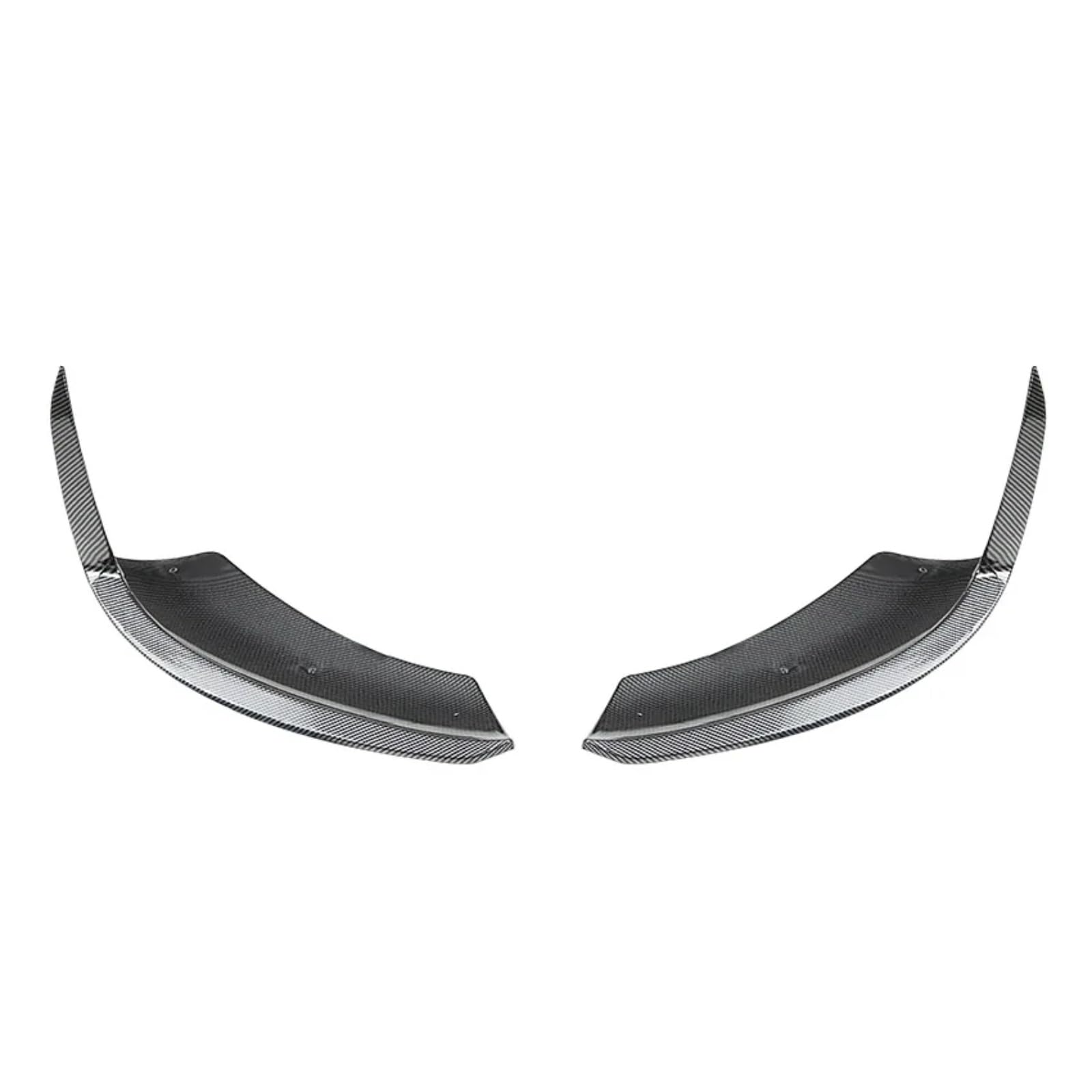 Frontlippe Spoiler Für Benz A Klasse W177 A180 A200 A220 A250 A35 A45 Für AMG 2023+ Auto Vorderen Stoßfänger Streifen Lip Spoiler Schwarz Diffusor Splitter Frontstoßstange Spoiler(Carbon Look B) von OEXRIGRU