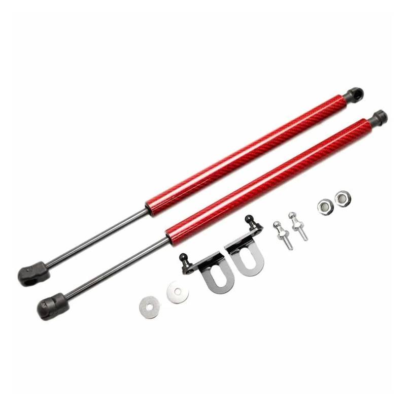 Gasdruckfeder Dämpfer Für Nissan Für Sunny Für Sentra 1990-1993 Motorhaube Ändern Gas Streben Lift Unterstützung Schock Dampe Absorber Motorhaubendämpfer(Red Carbon Fiber) von OEXRIGRU