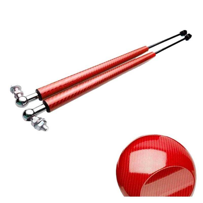 Gasdruckfeder Dämpfer Für VW Für Golf 8 Auto-Styling Refit Motorhaube Haube Gas Shock Strut Bars Unterstützung Stange Zubehör MP210406234144 Motorhaubendämpfer(Carbon red) von OEXRIGRU