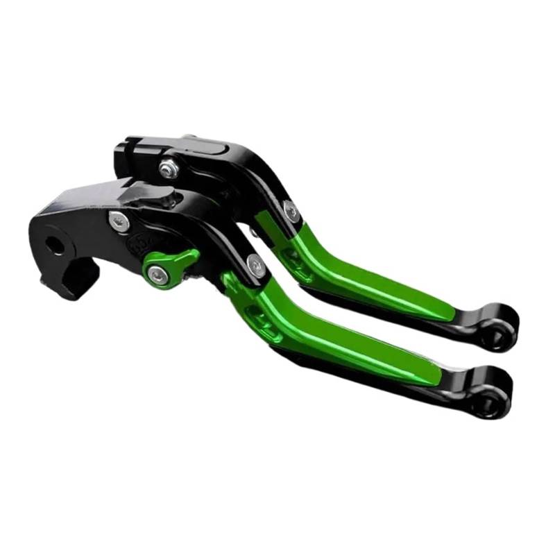 OEXRIGRU BremsKupplungshebel Für Kawasaki Z900SE Z750R Z750 Z900RS ER5 ER6N EX6 ER6F Einstellbare Klapp Motorrad Kupplung Hebel Bremshebel Set Kupplungsbremshebel(Green D) von OEXRIGRU