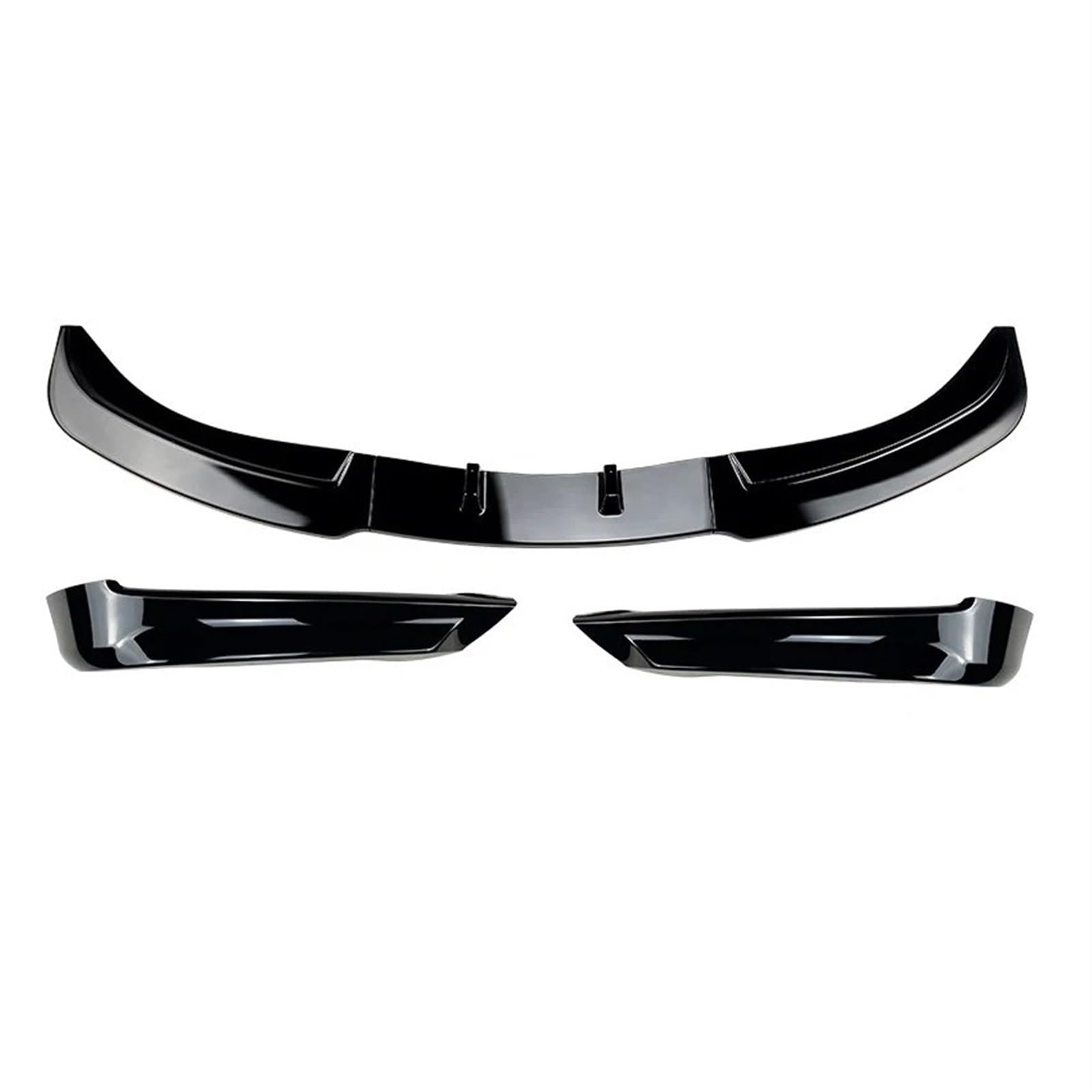 OEXRIGRU Frontlippe Spoiler 5 STÜCKE Für 3er E90 E91 Auto Frontstoßstange Lippe Splitter Diffusor Body Kit Spoiler Stoßstange Schutzfolie 2005-2008 Tuning Frontstoßstange Spoiler(One Set Gloss Black) von OEXRIGRU