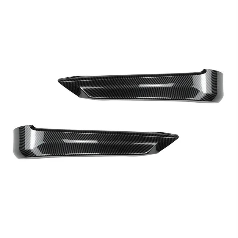 OEXRIGRU Frontlippe Spoiler Für 3er 318i 320i 330i E90 E91 Für LCI Auto Vorderen Stoßfänger Lip Body Kit Spoiler Splitter Stoßstange Canard Lip 2005-2018 Frontstoßstange Spoiler(Carbon Look) von OEXRIGRU