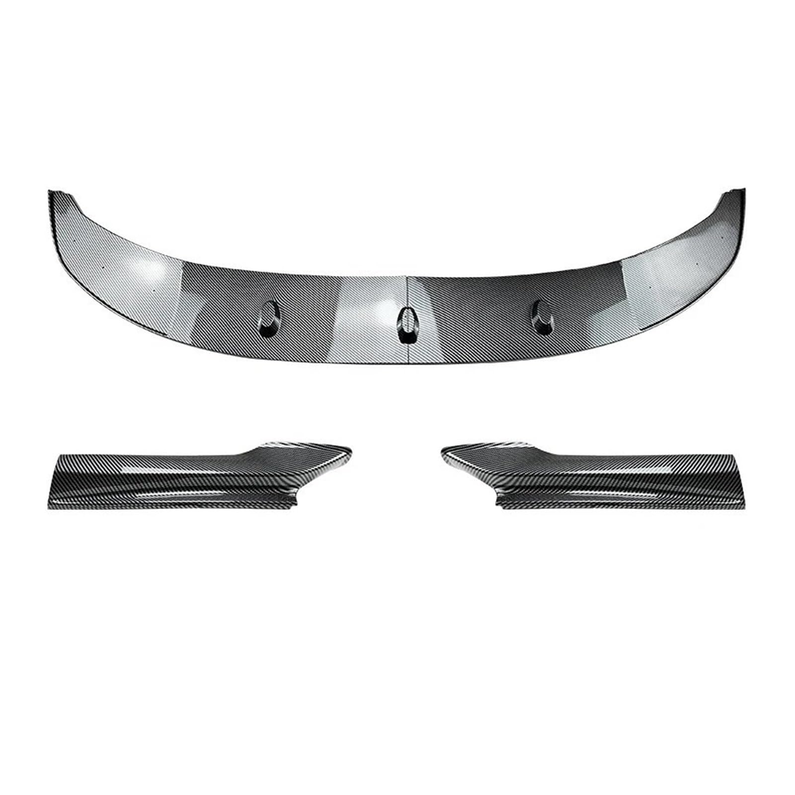 OEXRIGRU Frontlippe Spoiler Für 5 Series F10 F11 535i 528i M550d Für XDrive Sport 2010-2016 Front Stoßfänger Lippen Spoiler Splitter Diffusor Tuning Frontstoßstange Spoiler(Carbon Look Set) von OEXRIGRU