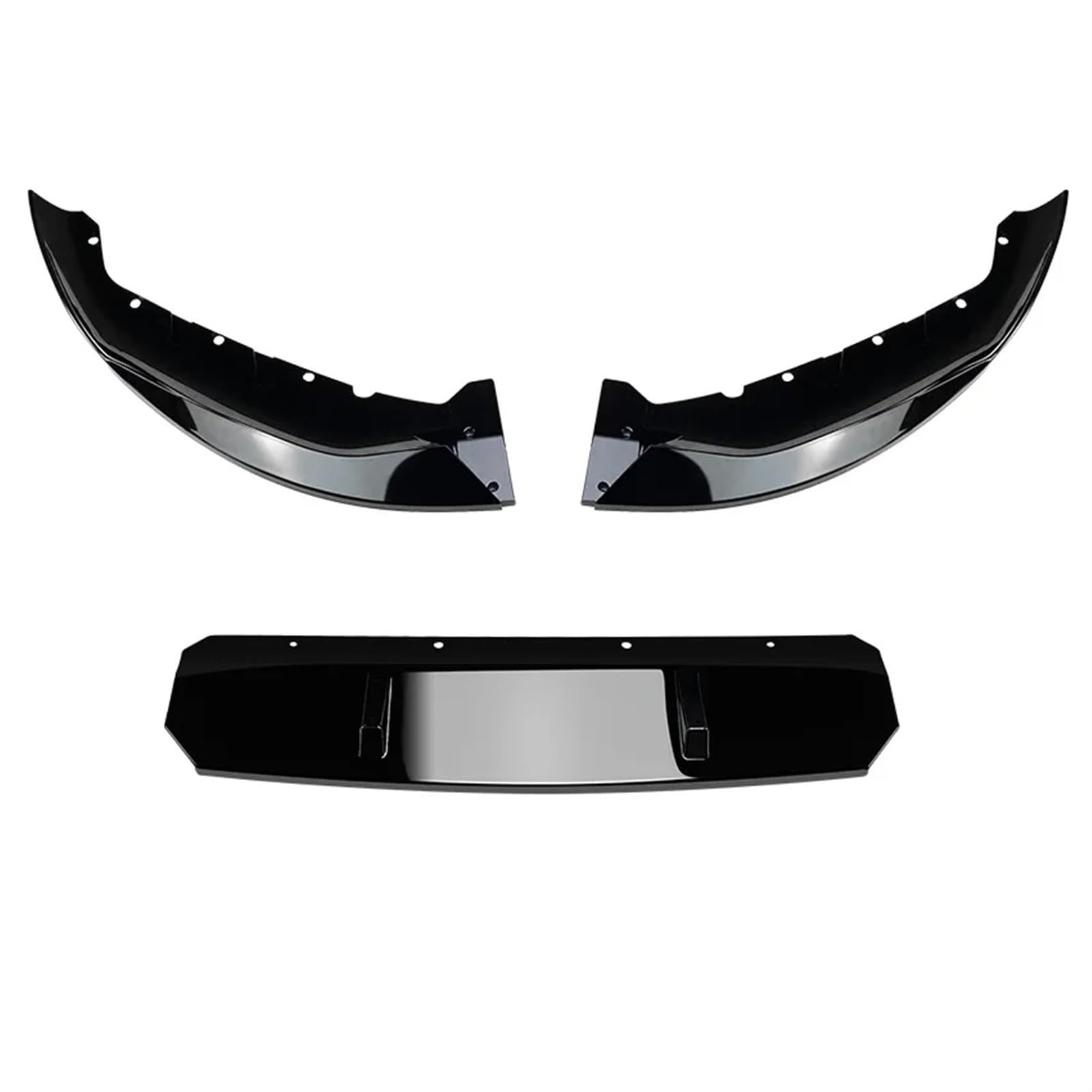 OEXRIGRU Frontlippe Spoiler Für 5 Series G30 Sport 525i 530i 2021+ Auto Vorderen Stoßfänger Lip Body Kit Spoiler Splitter Stoßstange Canard Lip Guard Frontstoßstange Spoiler(Gloss Black) von OEXRIGRU