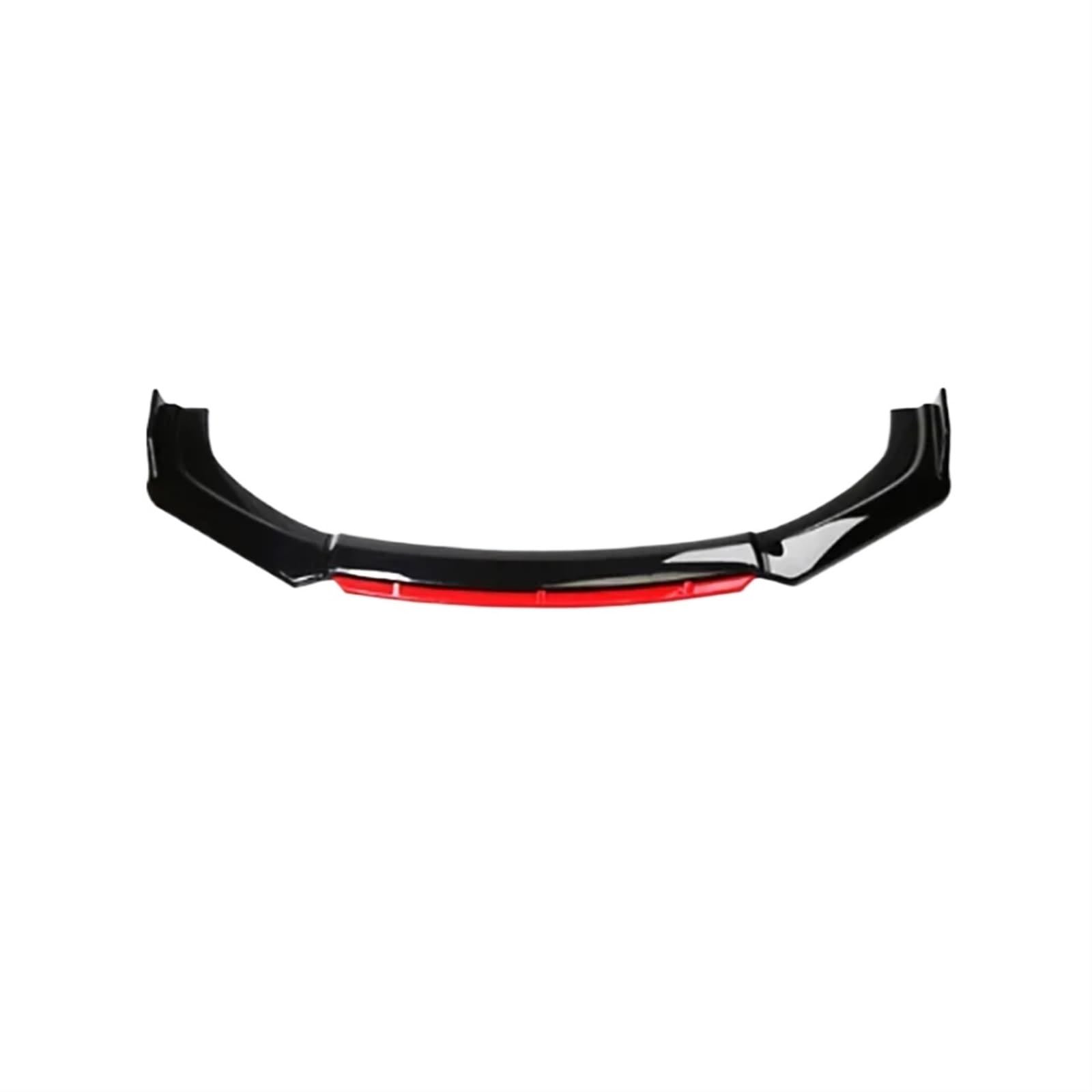 OEXRIGRU Frontlippe Spoiler Für A3 A4 Q3 S3 S4 S6 B6 B7 B8 B8.5 Frontschürze Lippe Kinn Spoiler Splitter Diffusor Bodykit Universal Frontstoßstange Spoiler(Black Red) von OEXRIGRU