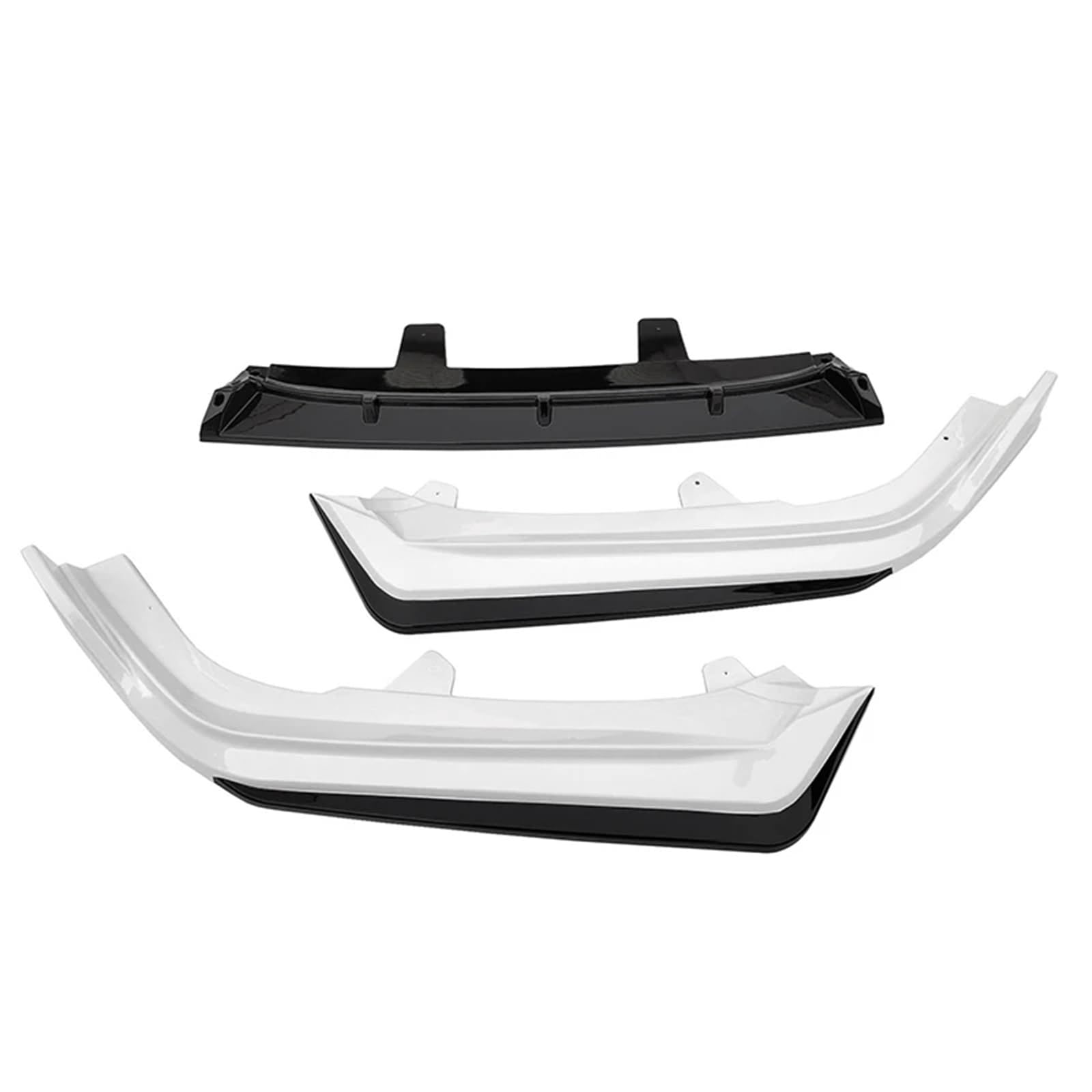 OEXRIGRU Frontlippe Spoiler Für Accord 10.5th Für Gen 2021-2022 Auto Kühlergrill Front Stoßstange Lip Spoiler Splitter Deflektor Wachen Körper Kit Frontstoßstange Spoiler(Black White A) von OEXRIGRU