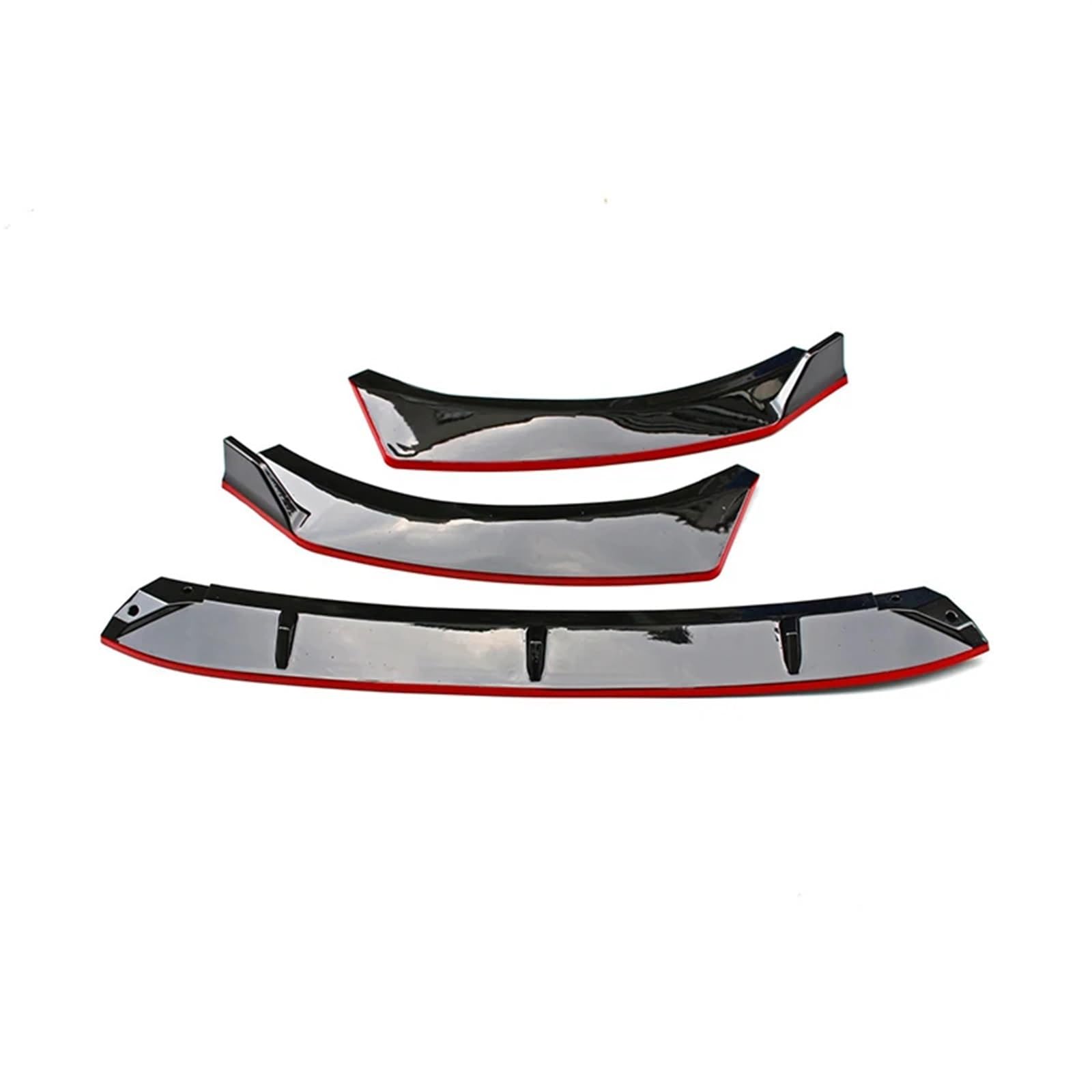 OEXRIGRU Frontlippe Spoiler Für KIA K5 2020-2021 Auto Vorderen Stoßfänger Lip Spoiler Seite Splitter Körper Kits Wachen Deflektor Diffusor Schutz Teile Frontstoßstange Spoiler(Black Red) von OEXRIGRU