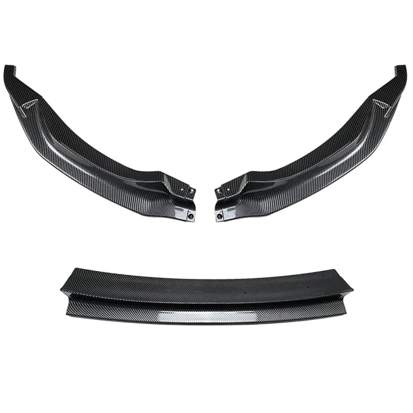 OEXRIGRU Frontlippe Spoiler Für M3 F80 M4 F82 F83 Diffusor Splitter Abdeckung Körper Kits 2015-2020 Tuning Auto Vorderen Stoßfänger Lip Spoiler Splitter Frontstoßstange Spoiler(Carbon Look) von OEXRIGRU