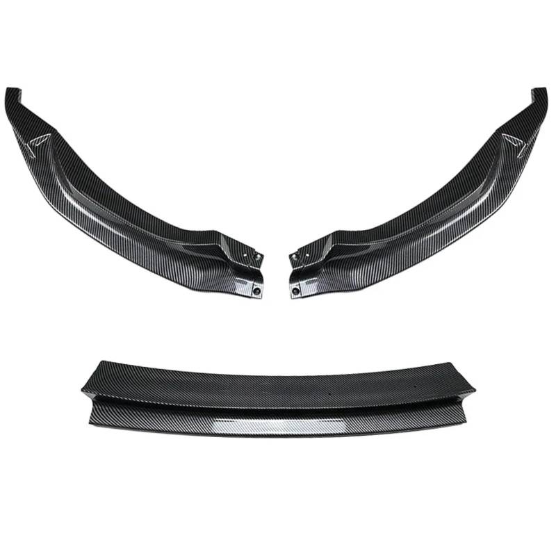 OEXRIGRU Frontlippe Spoiler Für M3 F80 M4 F82 F83 Diffusor Splitter Abdeckung Körper Kits 2015-2020 Tuning Auto Vorderen Stoßfänger Lip Spoiler Splitter Frontstoßstange Spoiler(Carbon Look) von OEXRIGRU