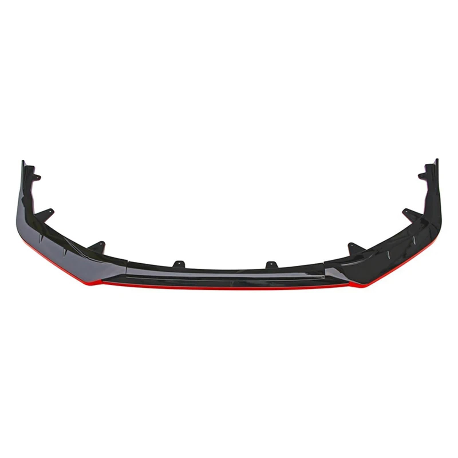 OEXRIGRU Frontlippe Spoiler Für Toyota Für Corolla 2021 Auto Vorderen Stoßfänger Lip Body Kit Spoiler Splitter Stoßstange Canard Lip Bodykit Schutz Deflektor Frontstoßstange Spoiler(Black with Red) von OEXRIGRU