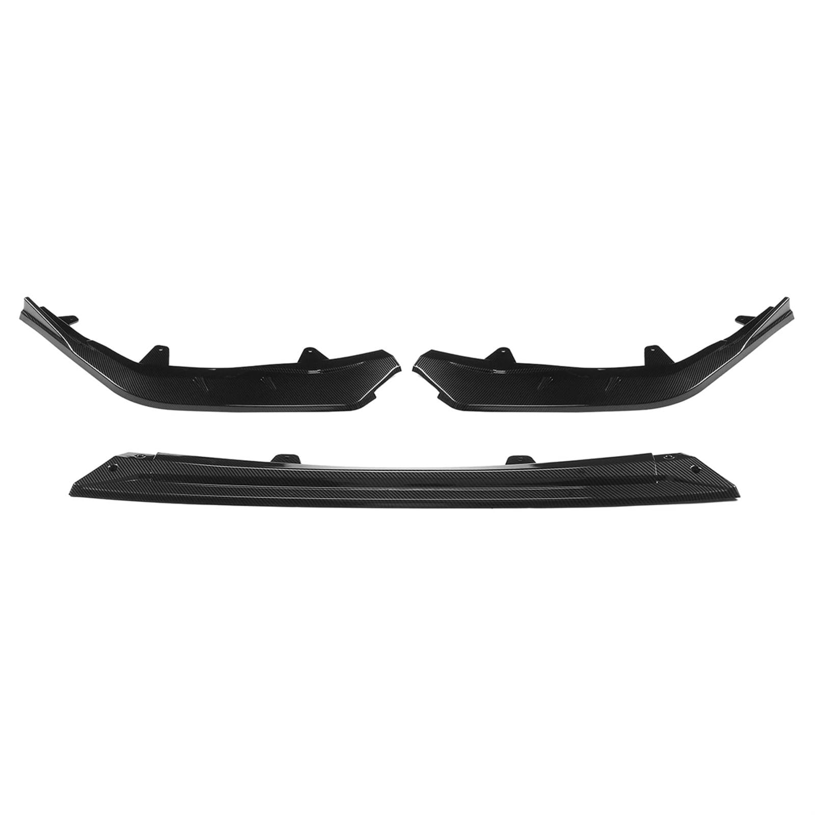 OEXRIGRU Frontlippe Spoiler Für Toyota Für Corolla SE Für XSE Sport Modell 2021 Auto Vorderen Stoßfänger Lip Body Kit Spoiler Schutz Abdeckung Frontstoßstange Spoiler(Carbon Fiber Look) von OEXRIGRU