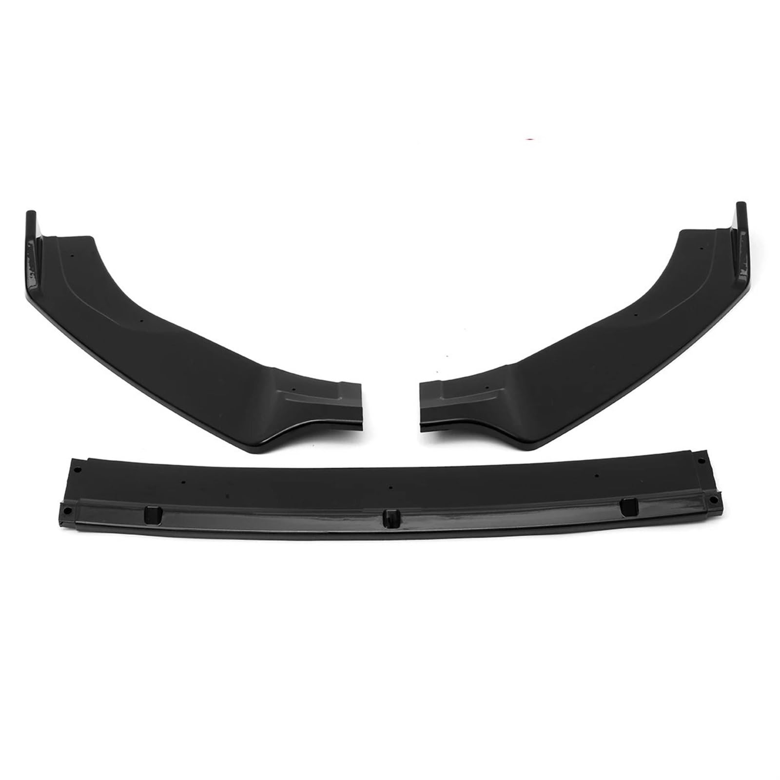 OEXRIGRU Frontlippe Spoiler Für VW Für Golf MK7 MK7.5 Für GTI 2014-2019 Auto Front Stoßstange Splitter Lip Spoiler Body Kit Diffusor Schutz Abdeckung Frontstoßstange Spoiler(Glossy Black) von OEXRIGRU