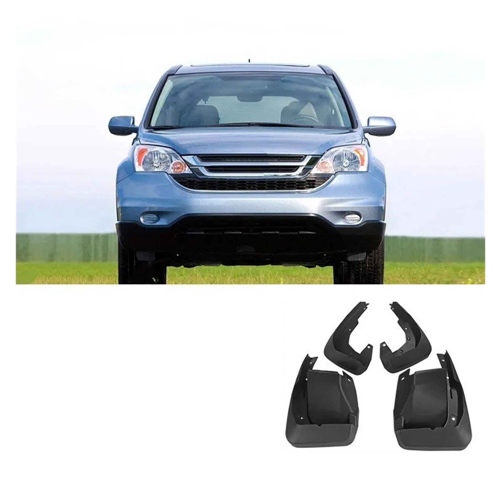 Schmutzfänger Für CRV Für CR-V 2007-2023 Vorne Hinten Kotflügel Für Fender Schlamm Flap Schutz Splash Kotflügel Auto Zubehör Auto Styline Spritzschutz(D) von OEXRIGRU