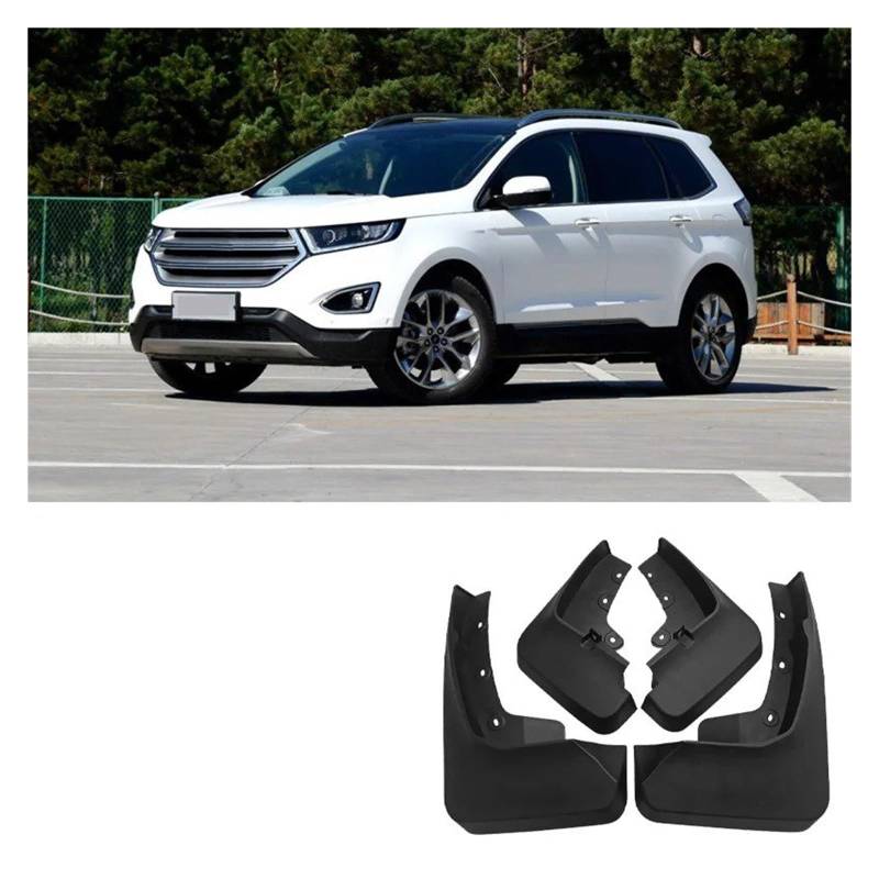 Schmutzfänger Für Ford Für Edge 2015 2016 2017 2018 Auto Kotflügel Für Kotflügel Schmutzfänger Vorne Und Hinten Rad Mud Splash Guards 4 Stück Spritzschutz(B) von OEXRIGRU