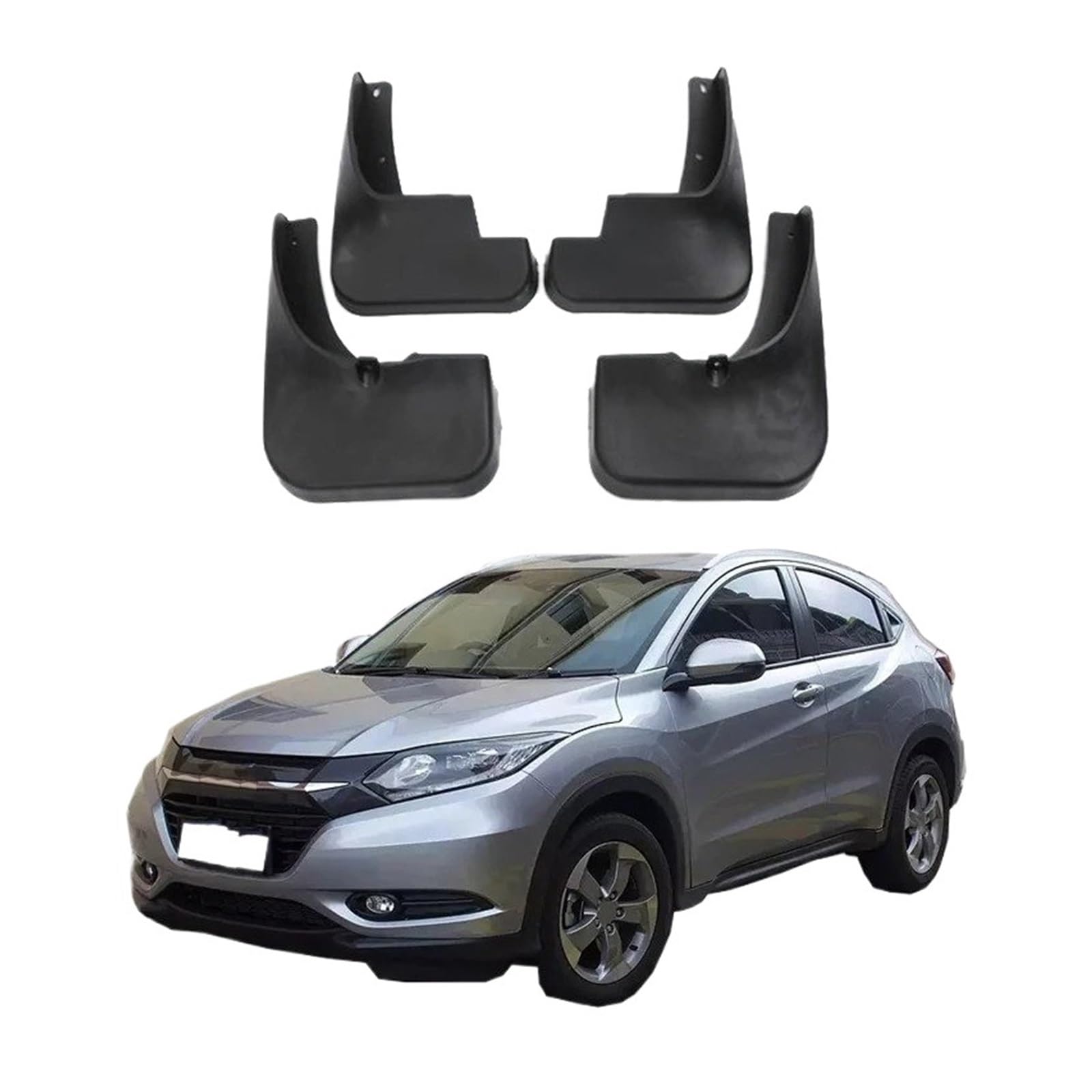 Schmutzfänger Für Vezel Für HRV 2014 2015 2016 2017 2018 2019 2020 2022 2023 Kotflügel Schmutzfänger Flaps Splash Guards Für Kotflügel Schutz Abdeckung Spritzschutz(B) von OEXRIGRU