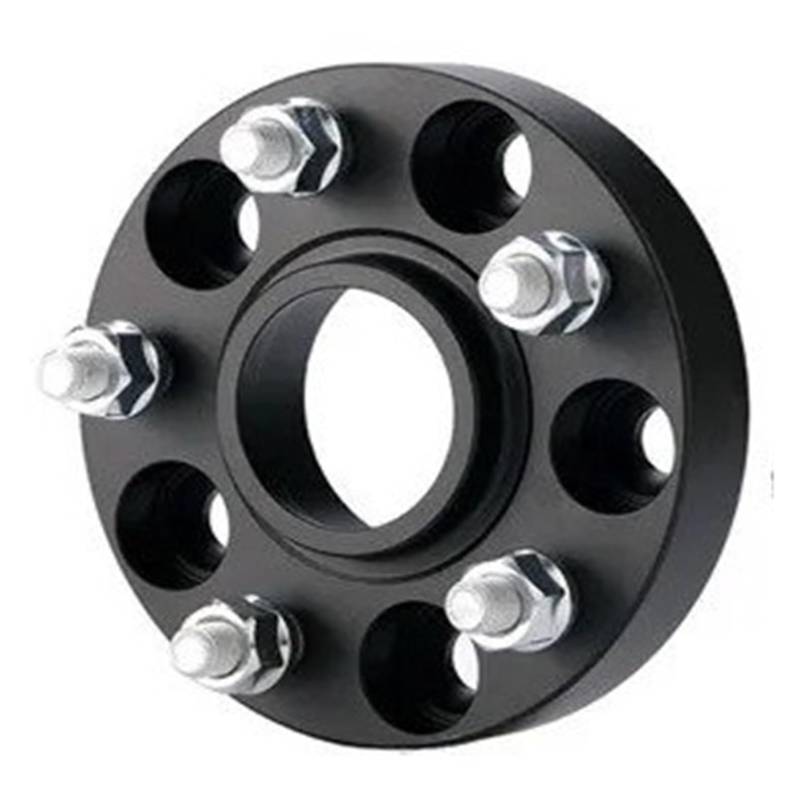 Spurverbreiterungen 5x114,3 Bis 5x112 5x100 5x108 5x110 5x120 5x127 5x130 Aluminium-Umrüstadapter Für Spurverbreiterungen Spurverbreiterung(Black 5 holes) von OEXRIGRU