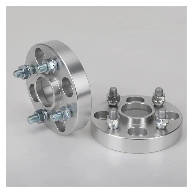 Spurverbreiterungen Für Mazda 2 323 Für Mazda2 Für Mazda323 2 Stück PCD 4X100 Mittelloch 54,1mm Rad Geschmiedet Distanzstücke Adapter M12X1.5 Spurverbreiterung(20mm Silver) von OEXRIGRU