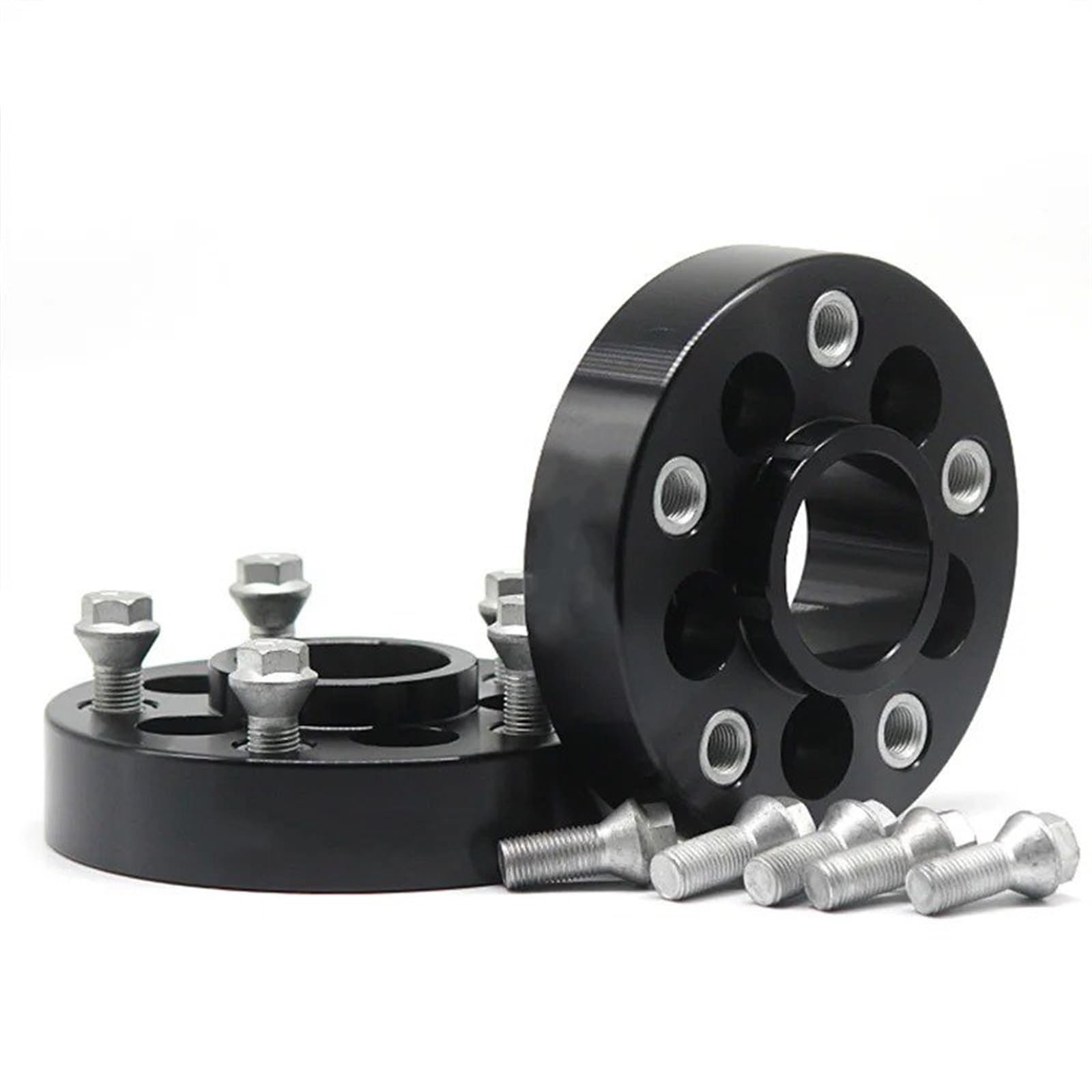 Spurverbreiterungen Für VW Für Octavia Für Magotan Für Scirocco CC 2 Stück 20/25/30/35/40/50/60mm PCD 5x11 2 57,1mm Spurverbreiterung Adapter Spurverbreiterung(30mm Black) von OEXRIGRU