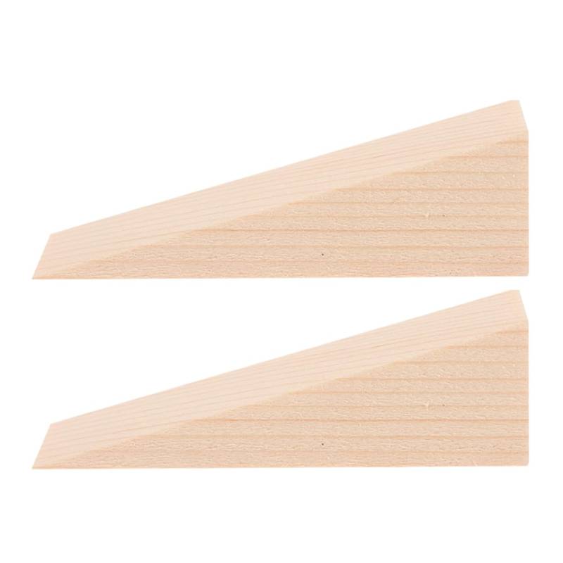 OFFSCH 2St Türstopper aus Holz Türzugstopper Anti-Kollisions-Türstopper Scharnier Jumbo Türschließer bodentürstopper door wedge türsicherung Türstopper nagelfrei Sicherheitstürstopper von OFFSCH