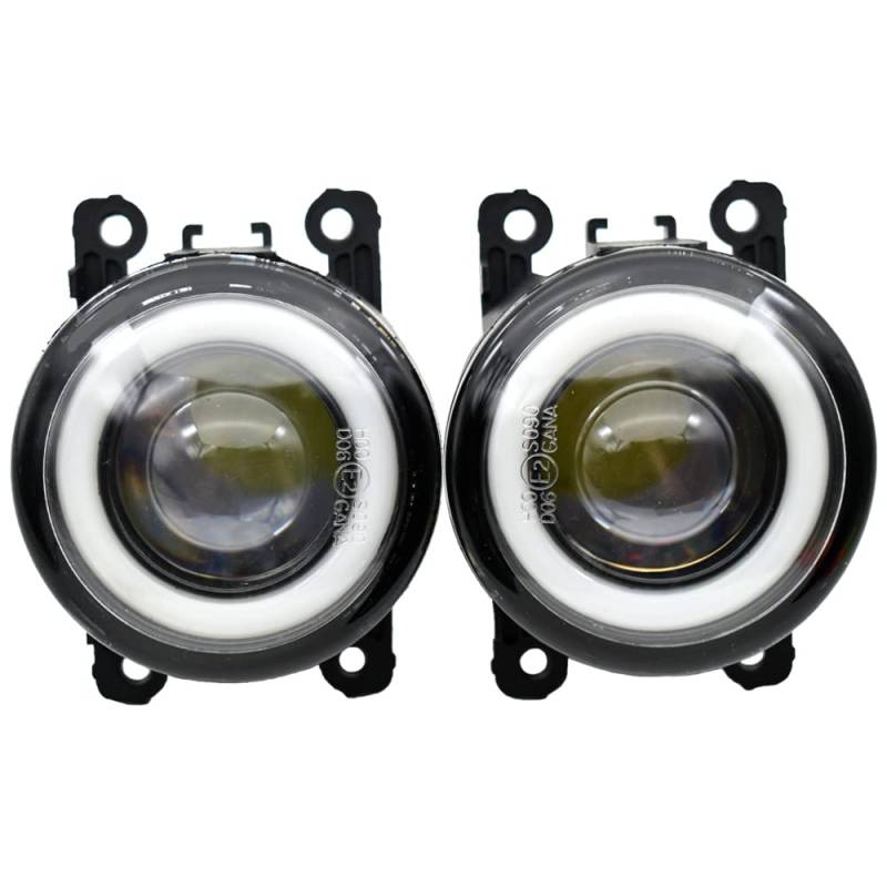 OFUNGO Auto Led Nebelscheinwerfer, FüR Suzuki Jimny Jb64 Jb74 2018 2019 2020 Hochwertige Angel Eye Drl Nebelscheinwerfer, Tagfahrlicht, H11 12v von OFUNGO