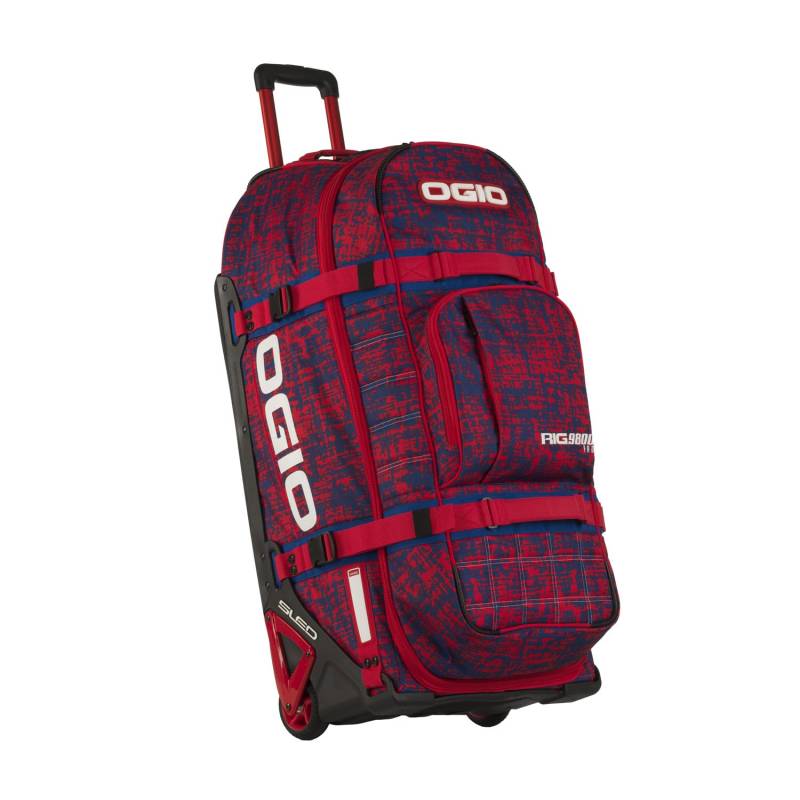 OGIO RIG9800 Pro Rolltasche Chaos Rot/Blau von OGIO