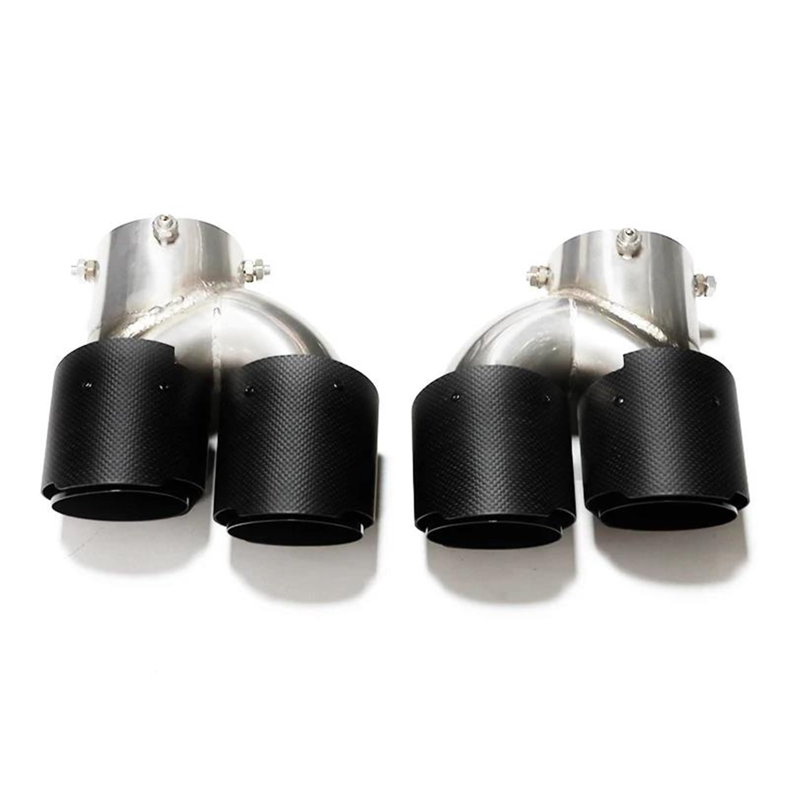 Endrohrblenden Autoauspuffrohr Carbon Fiber Vier Auspuffspitze Für G20 G21 Für M340i 2019 2020 2021 Schalldämpferspitze Endrohr Auspuffanlage Auto Auspuffblende(Carbon G) von OGJFD