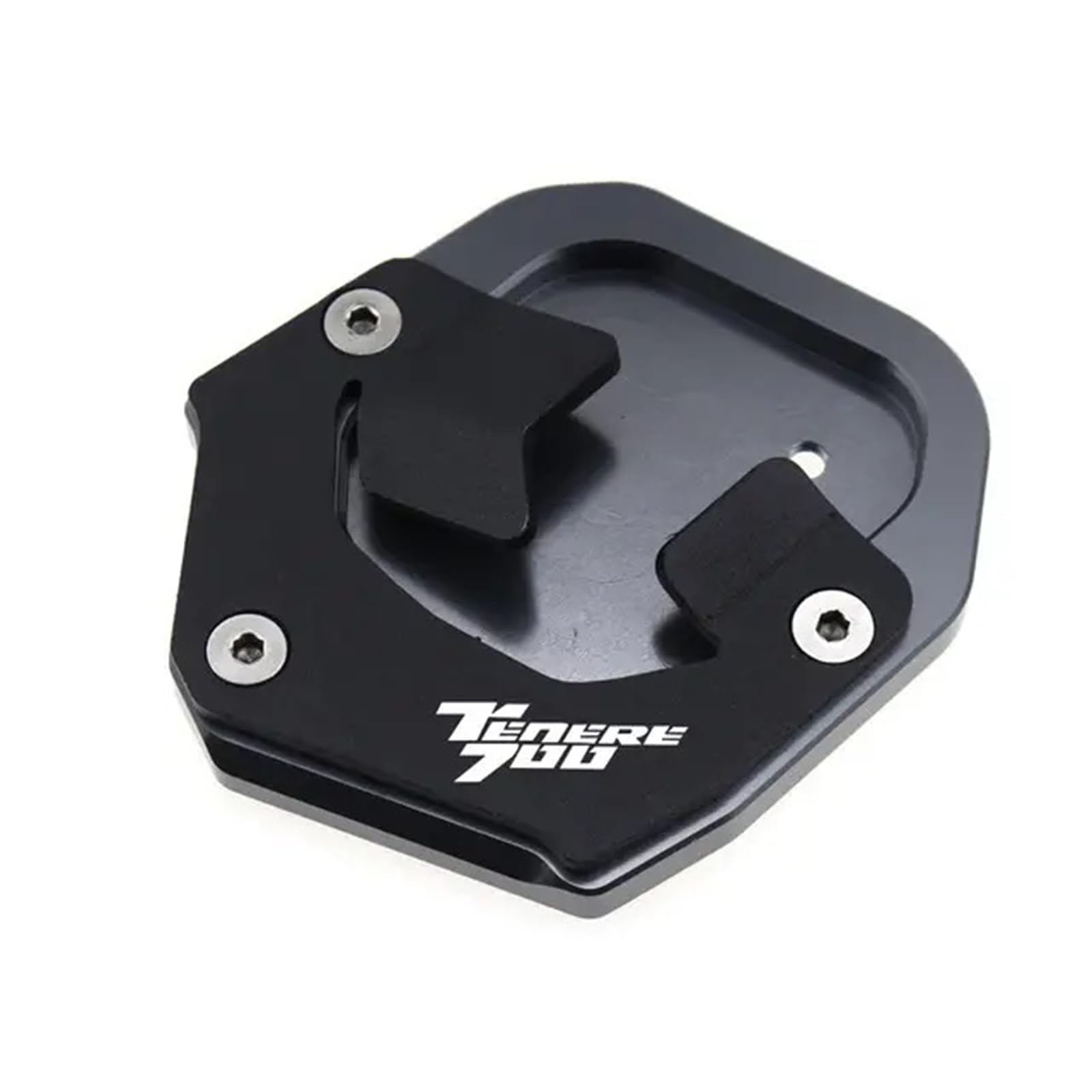 Motorradplatte Anti-Rutsch-Seitenständer-Pad Rutschfestes Seitenständer-Pad, vergrößertes Kickstand-Pad-Pedal, kompatibel mit Yamaha Tenere 700/Rally/XTZ 700 2019 2020 2021 2022 2023 2024(Grey) von OGLYZMKW