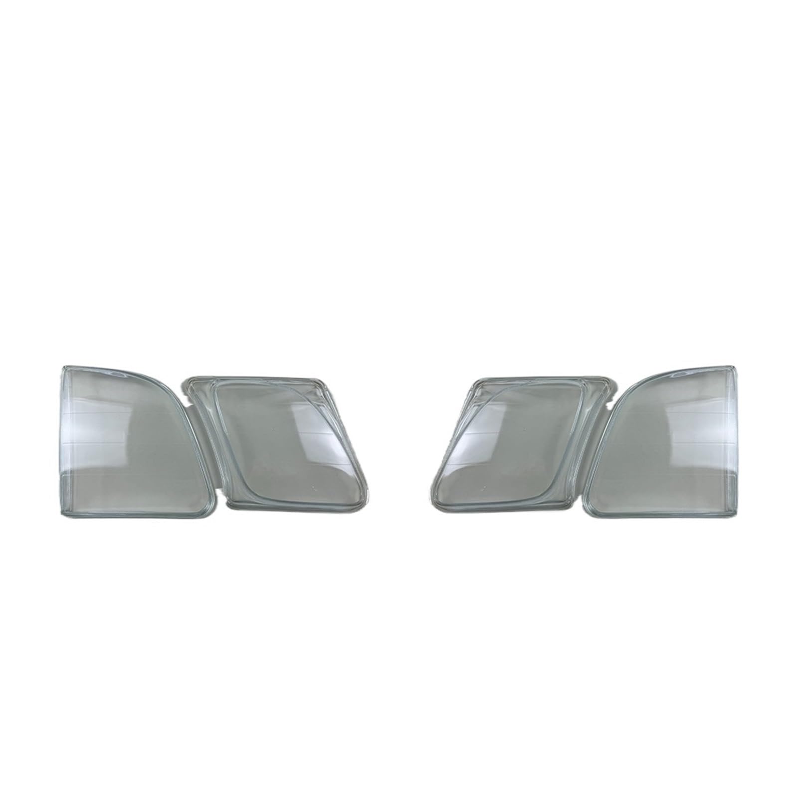 OGONGXM Autozubehör Scheinwerferlinsenabdeckung Scheinwerferschale Lampenschirm Transparente Schattenmaske Kompatibel for Lexus LX470 1998-2007(2PCS Left and Right) von OGONGXM