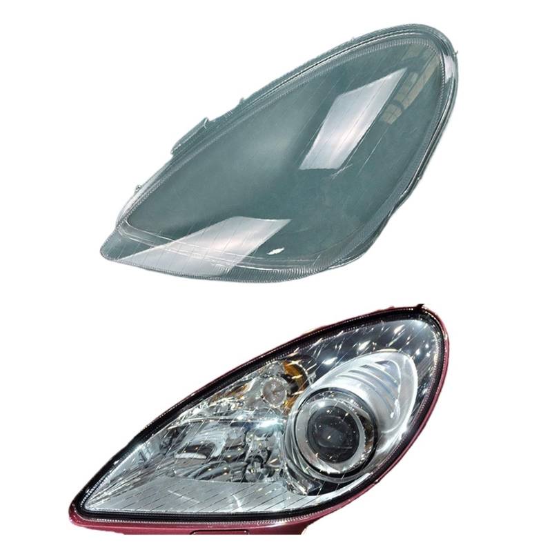 OGONGXM Kompatibel for Mercedes-Benz SLK SLK280 300 350 2004~2010 Auto Transparent Lampenschirm Scheinwerfer Abdeckung Lampe Schatten Scheinwerfer Shell Abdeckung objektiv(Left) von OGONGXM