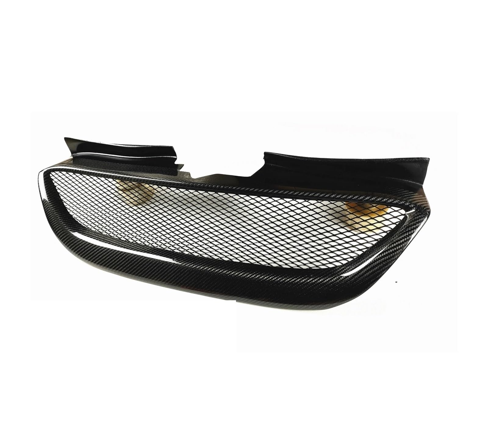 OGONGXM Kühlergrill Racing Grills Kompatibel for Hyundai Genesis Coupe 2 Tür 2008 2009 2010 2011 2012 Carbon Fiber Oberen Stoßfänger Haube Mesh Gitter von OGONGXM