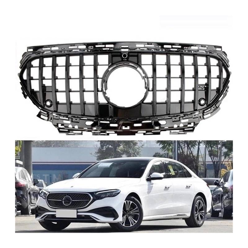 OGONGXM Vorne Racing Oberen Facelift Kühlergrills GT/Maybach Stil Kompatibel for Mercedes-Benz W214/V214 E200 E260 E300 2024 +(GT) von OGONGXM