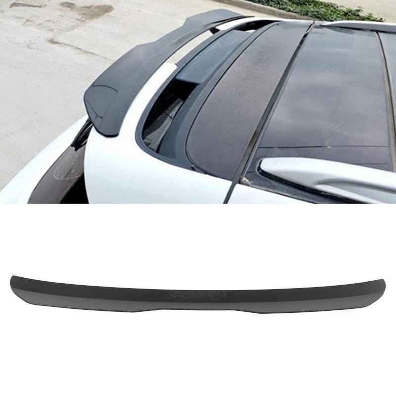 Auto ABS Heckspoiler Für VW UP 2012+, Auto Heckstoßstange Spoiler Heckspoiler Hinten Diffusor Stoßstange Schützen Spoiler Zubehör,S/Black von OGRAFF