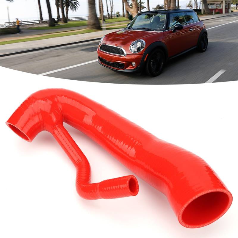 Auto Motor Lufteinlass Schlauch Rohr,Für Mini Cooper S R55 R56 R57 R58 R59 R60 1.6L N18 2011 Bis 2013,Luftschlauch Booster Ansaugschlauch Autozubehör,C-Red von OGRAFF