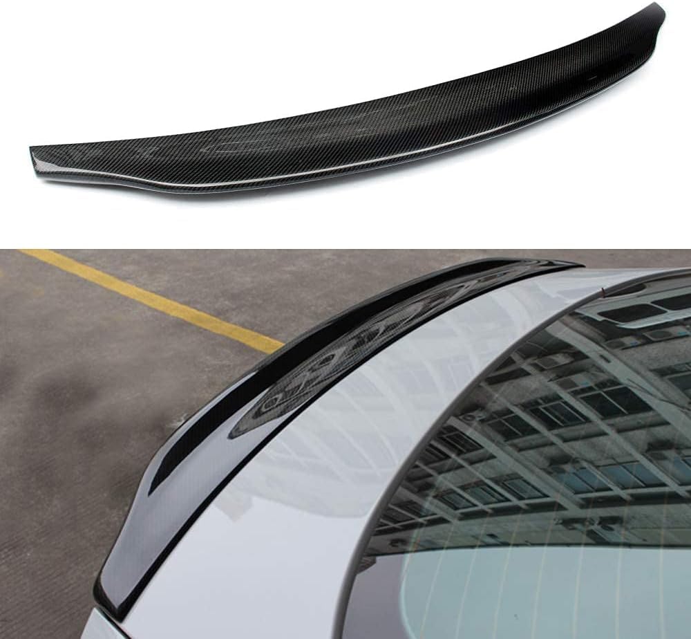 Carbon Auto Heckspoiler Für Audi A5 S5 RS5 Sportback B9 2017-2018, Heckflügel lippe Kofferraum Spoiler Flügel Heckspoiler Lip Wing Auto Heckspoiler Zubehör von OGRAFF