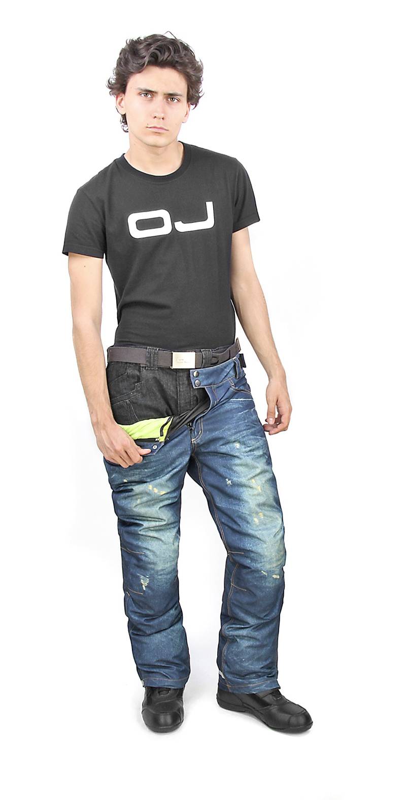 OJ Freestyle Hosen Neuheiten 100% Wasserdicht mit Membran, Blau (Jeans), XXXL von OJ