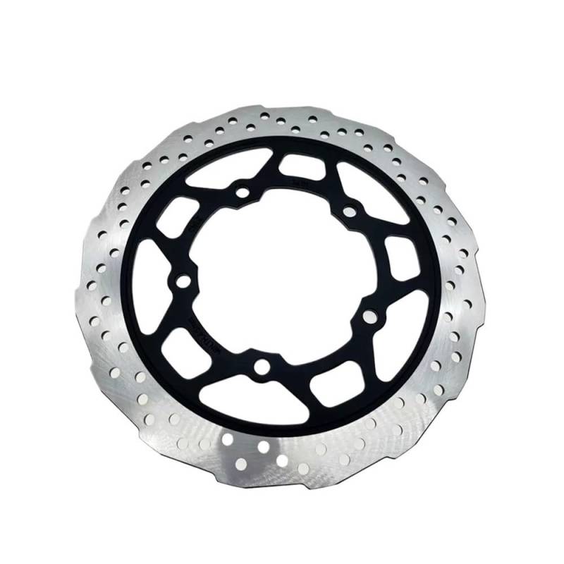 Motorrad Bremsscheiben Für DL 250 2017 2018 2019 2020 Motorrad Hinterradbremsscheibe Rotor(Front brake disc black) von OJAMWXZU