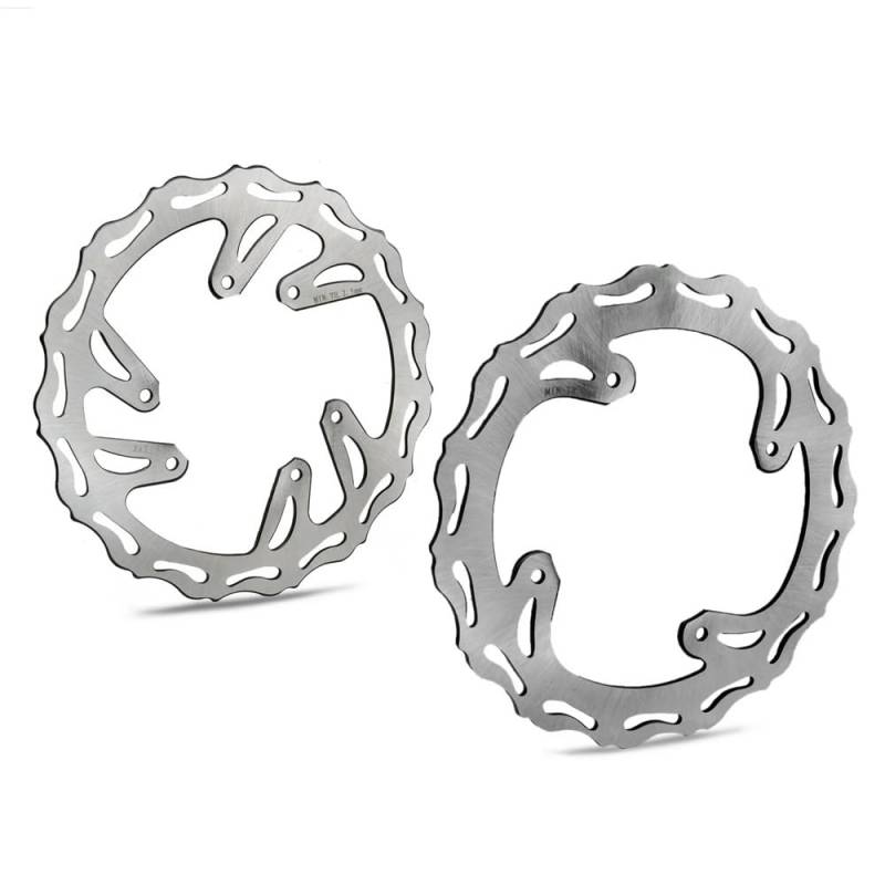 Motorrad Bremsscheiben Für H&ONDA CRF450R CRF250R 2004-2014 CR125 CR250 2002-2007 CRF250X CRF450X 2005-2017 Motorrad Vorne Hinten Bremsscheibe Rotor(Front Rear) von OJAMWXZU