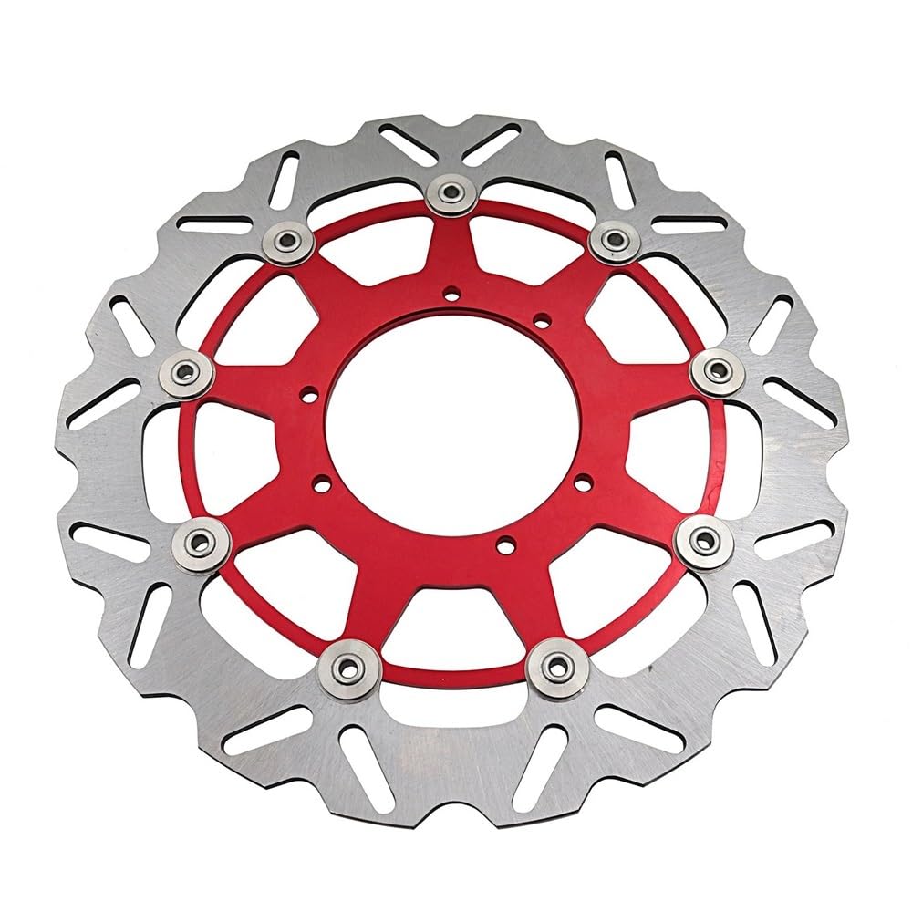 Motorrad Bremsscheiben Motorrad 260mm 320mm Vorne Schwimmende Bremsscheibe Rotor Disk Für H&ONDA CR 125 250 2002-2007 CRF250R CRF450R 2004-2022 250X 450X(320mm red) von OJAMWXZU