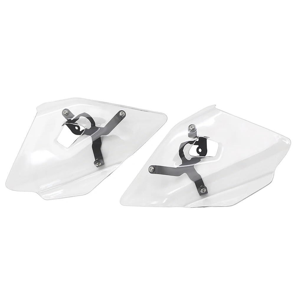 Motorrad-Handschutz Motorrad Obere Seite Windabweiser Paar Verkleidung Windschutzscheibe Schild Windschutzscheibe Handschutz FÜR B&MW R1200GS R1250GS R 1200 1250 GS(White5) von OJAMWXZU