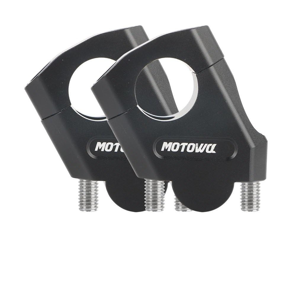 Motorrad-Lenkererhöhungen 22mm 28mm Extender Motorrad Lenker Riser Adapter Erhöhung Motocross Griff Clip Retrofit Motorrad Zubehör Universal(22mm 1) von OJAMWXZU