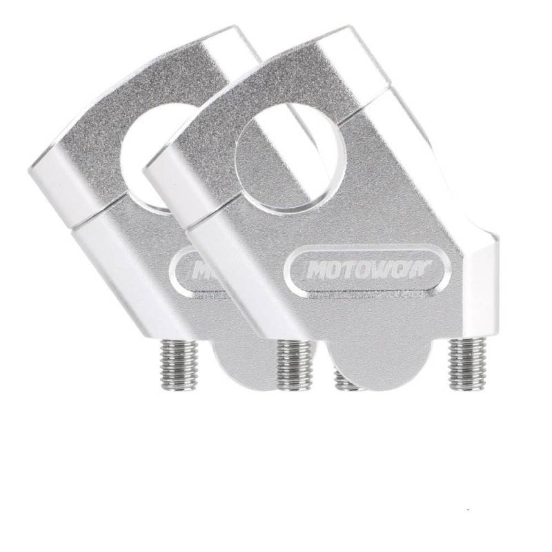 Motorrad-Lenkererhöhungen 22mm 28mm Extender Motorrad Lenker Riser Adapter Erhöhung Motocross Griff Clip Retrofit Motorrad Zubehör Universal(22mm 2) von OJAMWXZU