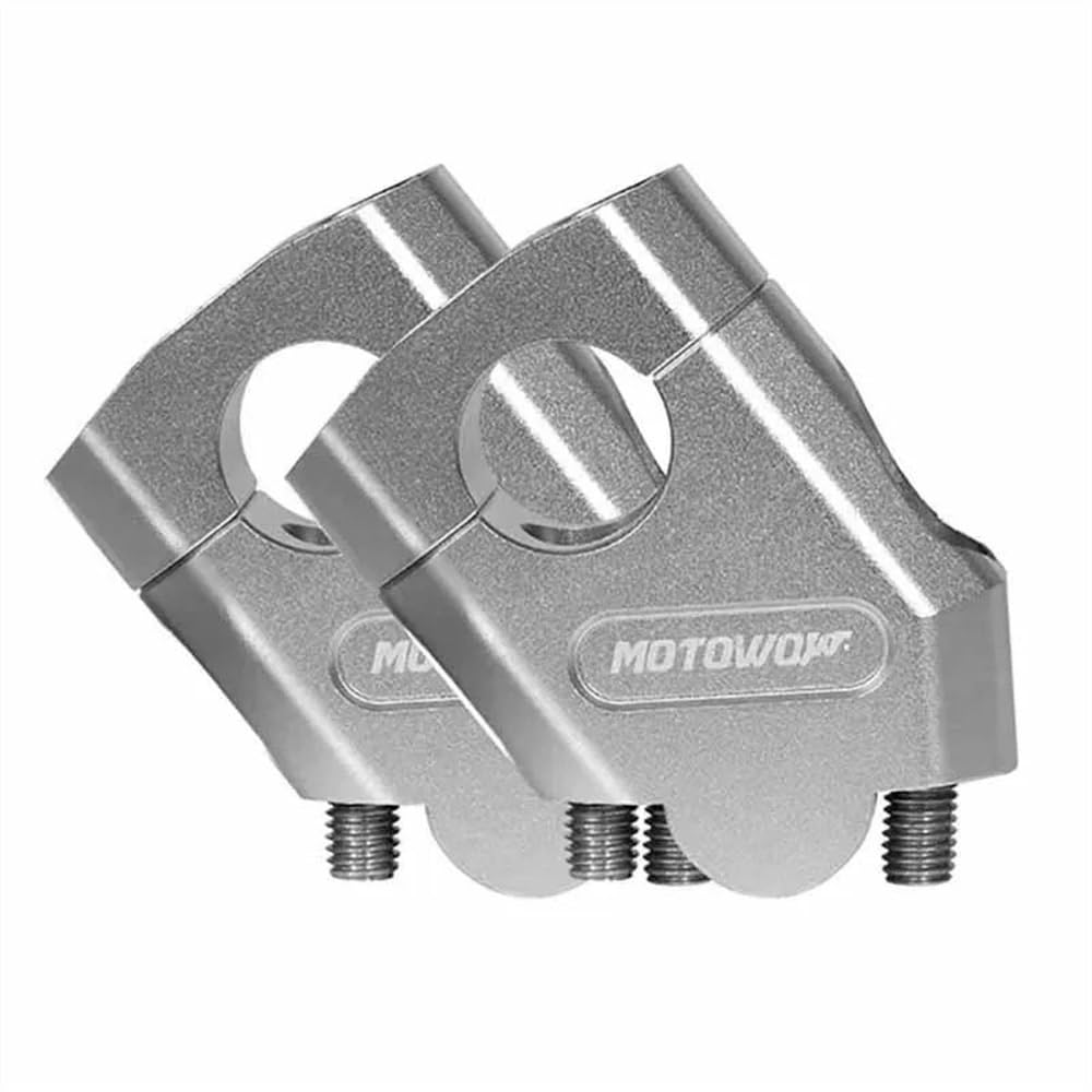 Motorrad-Lenkererhöhungen Motorrad 28mm 1 1/8" 22mm 7/8" Universal Lenker Riser Mount Grip Clip Für MT25 MT03 XJR400 TDM900 FZ6R(28mm 5) von OJAMWXZU